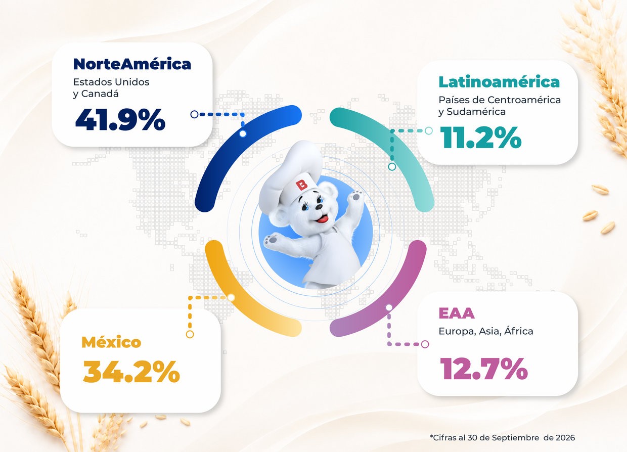 Ventas por región geográfica
