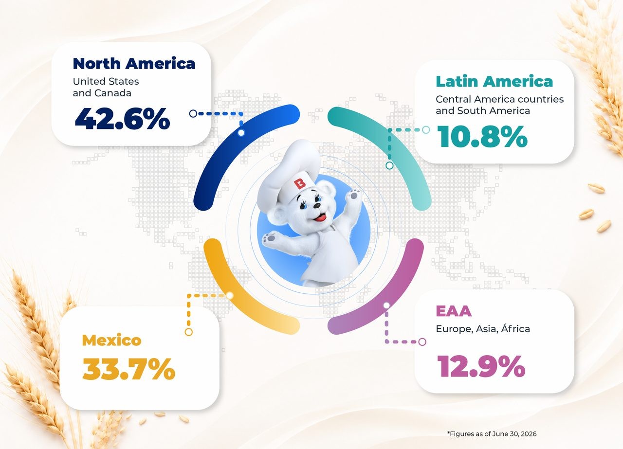 Sales by geographic region