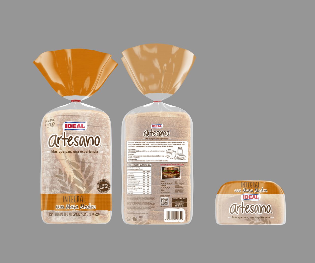 Bimbo bread in sustainable packaging